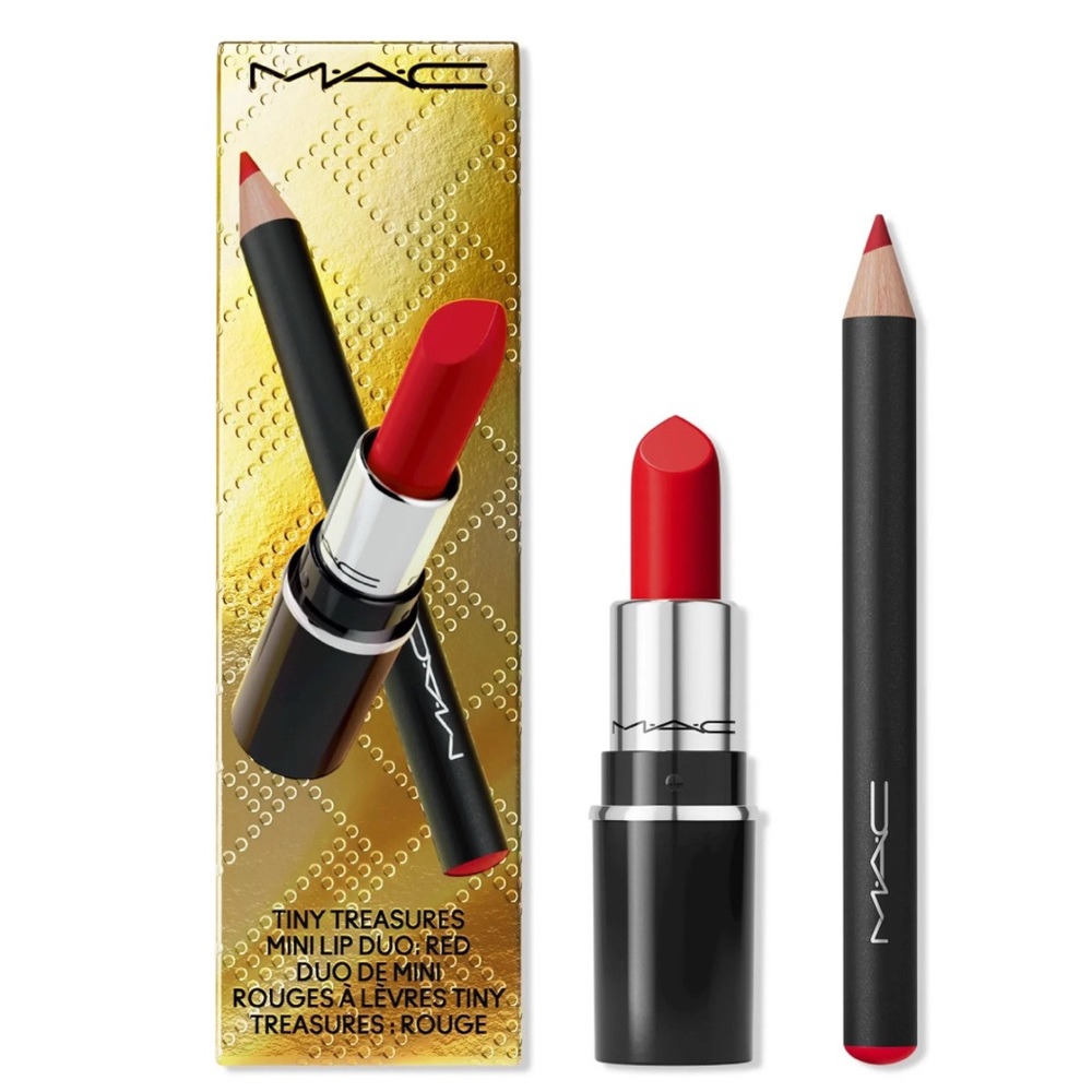 MAC Tiny Treasures Mini Lip Duo Red NIB